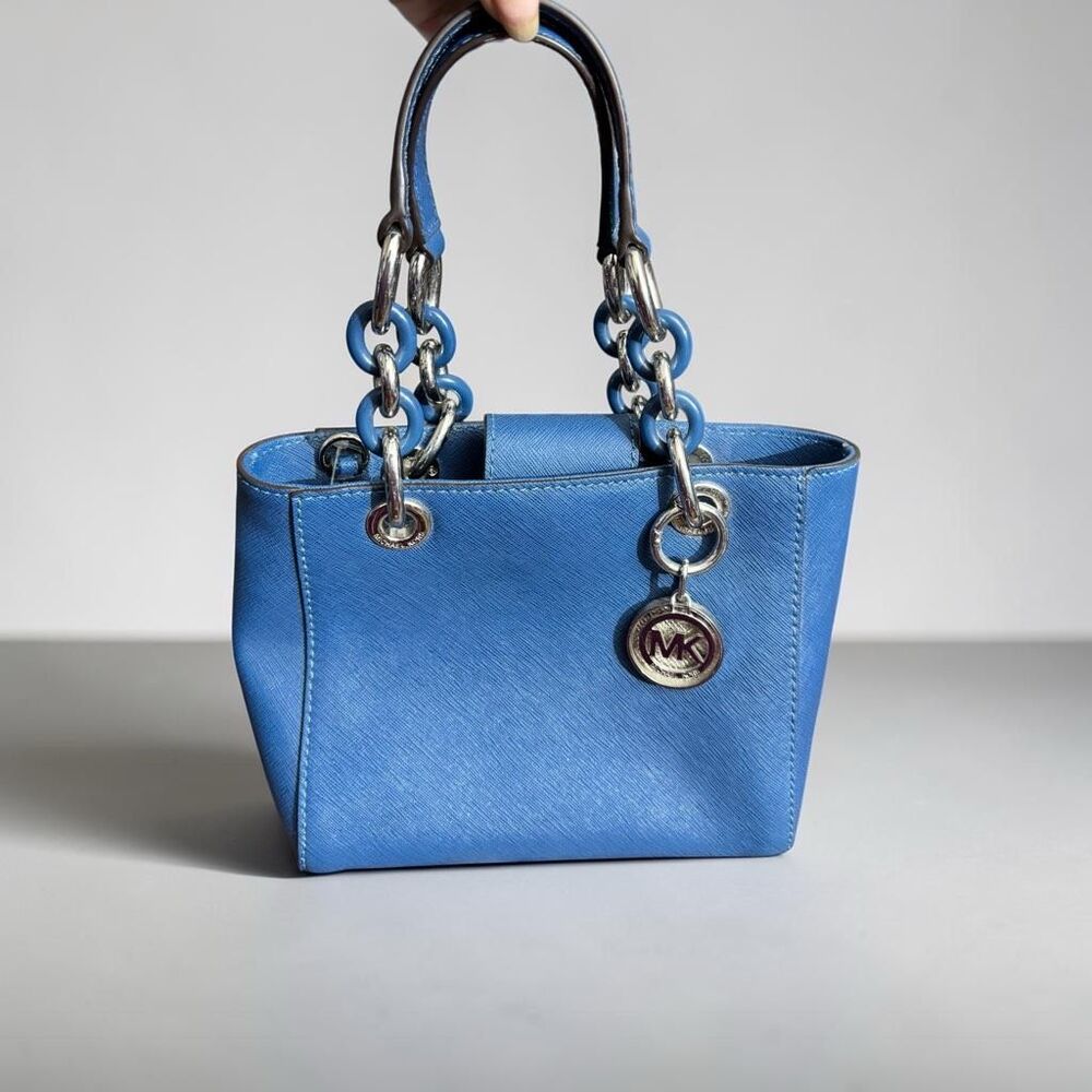 Michael Kors Small, Blue Sky Leather Tote